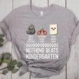 Nothing Beats Kindergarten Back To School Kids Teacher Women's Heather T-Shirt Athletic Heather Nothing Beats Kindergarten Back To School Kids Teacher Women's Heather T-Shirt Athletic Heather