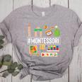 Novelty Montessori Studying Learning Schooling Teacher Love For Men Women Women's Heather T-Shirt Athletic Heather