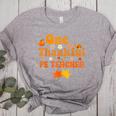 One Thankful PE Teacher Thanksgiving Fall Autumn Groovy Women's Heather T-Shirt Athletic Heather One Thankful PE Teacher Thanksgiving Fall Autumn Groovy Women's Heather T-Shirt Athletic Heather