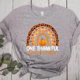 One Thankful Science Teacher Rainbow Boho Fall Thanksgiving Women's Heather T-Shirt Athletic Heather One Thankful Science Teacher Rainbow Boho Fall Thanksgiving Women's Heather T-Shirt Athletic Heather