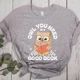 Owl You Need Is A Good Book Teacher Librarian Reading Women's Heather T-Shirt Athletic Heather