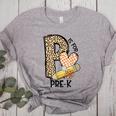 P Is For Pre K Teacher Leopard First Day Of School For Men Women Girls Kids Women's Heather T-Shirt Athletic Heather