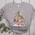 Paintbrush Christmas Tree Decor Xmas For Artist Art Teacher For Men Women Women's Heather T-Shirt Athletic Heather