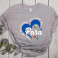Para Heart Teacher Paraprofessional School Appreciation Women's Heather T-Shirt Athletic Heather Para Heart Teacher Paraprofessional School Appreciation Women's Heather T-Shirt Athletic Heather