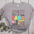 Para Paraprofessional Paraeducator Teacher Back To School Women's Heather T-Shirt Athletic Heather