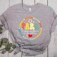 Paras Make It Possible Paraprofessional Teacher Assistant Women's Heather T-Shirt Athletic Heather