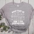 What Part Of Don't You Understand Math Teacher Women's Heather T-Shirt Athletic Heather What Part Of Don't You Understand Math Teacher Women's Heather T-Shirt Athletic Heather