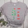 Parts Of a Plant Science For Teachers Kids And Students Women's Heather T-Shirt Athletic Heather