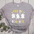 Pas De BOO-Rée Ghost Ballet Dancer Halloween Dance Teacher Women's Heather T-Shirt Athletic Heather Pas De BOO-Rée Ghost Ballet Dancer Halloween Dance Teacher Women's Heather T-Shirt Athletic Heather