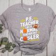 PE Coach PE Teacher Like Normal Teacher But Cooler Women's Heather T-Shirt Athletic Heather