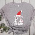 PE Squad Christmas PE Teacher Matching Xmas Women's Heather T-Shirt Athletic Heather