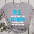 PE Teacher Art For Men Women Gym Teacher Appreciation Women's Heather T-Shirt Athletic Heather PE Teacher Art For Men Women Gym Teacher Appreciation Women's Heather T-Shirt Athletic Heather