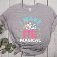 PE Teacher Unicorn I Make PE Magical Women's Heather T-Shirt Athletic Heather