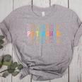 PE Teacher Vintage Retro Groovy Physical Education Teacher Women's Heather T-Shirt Athletic Heather