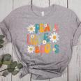 Peace Love Books Bookworm Librarian Reading Teacher Groovy Women's Heather T-Shirt Athletic Heather Peace Love Books Bookworm Librarian Reading Teacher Groovy Women's Heather T-Shirt Athletic Heather