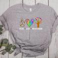 Peace Love Montessori Daycare Teacher Appreciation Women's Heather T-Shirt Athletic Heather Peace Love Montessori Daycare Teacher Appreciation Women's Heather T-Shirt Athletic Heather