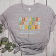 Physical Education Teacher In My PE Teacher Era For Men Women Kids Women's Heather T-Shirt Athletic Heather