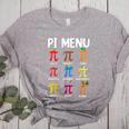 Pi Menu 314 Pi Symbol Math Teacher Happy Pi Day Women's Heather T-Shirt Athletic Heather