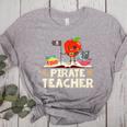 Pirate Teacher Men Women Kids Women's Heather T-Shirt Athletic Heather