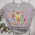 Play Is Learning Teacher First Day Of School Back To School Women's Heather T-Shirt Athletic Heather Play Is Learning Teacher First Day Of School Back To School Women's Heather T-Shirt Athletic Heather