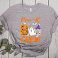 Pre K Boo Crew Teacher Student Halloween Pre Kindergarten Women's Heather T-Shirt Athletic Heather