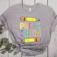 Pre-K Crew PreK Teachers Back To School Women's Heather T-Shirt Athletic Heather