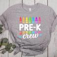 Pre-K Crew Teacher Team Squad Hello Back School Graduation Women's Heather T-Shirt Athletic Heather Pre-K Crew Teacher Team Squad Hello Back School Graduation Women's Heather T-Shirt Athletic Heather