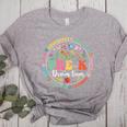Pre-K Dream Team Back To School Teacher Flower Women's Heather T-Shirt Athletic Heather