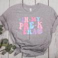 In My Pre K Era Groovy Back To School First Day Teacher Kids Women's Heather T-Shirt Athletic Heather In My Pre K Era Groovy Back To School First Day Teacher Kids Women's Heather T-Shirt Athletic Heather
