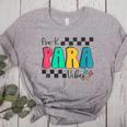 Pre-K Paraprofessional Teacher Back To School Vibes Women's Heather T-Shirt Athletic Heather