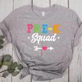 Pre-K Squad Teacher Student Kids Preschool Back To School Women's Heather T-Shirt Athletic Heather