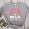 Pre-K Teacher Cute Pre Kindergarten For Teachers Rainbow For Men Women Kids Women's Heather T-Shirt Athletic Heather