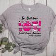 Pre-k Teacher In October We Wear Pink Breast Cancer Women's Heather T-Shirt Athletic Heather