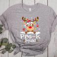 Pre-k Teacher Squad Reindeer Teacher Christmas Women's Heather T-Shirt Athletic Heather