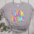 Preppy Fifth Grade Back To School 5th Grade Teacher Girl Boy Women's Heather T-Shirt Athletic Heather