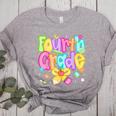 Preppy Fourth Grade Back To School 4th Grade Teacher Girls Women's Heather T-Shirt Athletic Heather