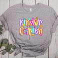 Preppy Kindergarten First Day Of School Teachers Girls Boys Women's Heather T-Shirt Athletic Heather