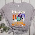 Preschool Boo Crew Teacher Student Halloween Costume Men Women Kids Women's Heather T-Shirt Athletic Heather