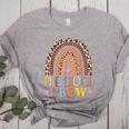 Preschool Crew Cute Leopard Rainbow Back To School Teachers Women's Heather T-Shirt Athletic Heather Preschool Crew Cute Leopard Rainbow Back To School Teachers Women's Heather T-Shirt Athletic Heather