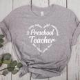 Preschool Teacher Heart Word Cloud Women's Heather T-Shirt Athletic Heather Preschool Teacher Heart Word Cloud Women's Heather T-Shirt Athletic Heather