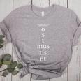 Present Active Conjugation Latin Teacher Latin Language Women's Heather T-Shirt Athletic Heather