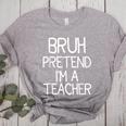 Pretend I'm A Teacher Halloween Costume Women's Heather T-Shirt Athletic Heather