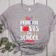 This Principal Loves Her School Teacher Appreciation Women's Heather T-Shirt Athletic Heather