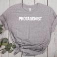 Protagonist English Literature Teacher Costume T Shirt Women's Heather T-Shirt Athletic Heather Protagonist English Literature Teacher Costume T Shirt Women's Heather T-Shirt Athletic Heather