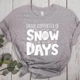 Proud Supporter Of Snow Days Teacher Christmas Men Women Women's Heather T-Shirt Athletic Heather