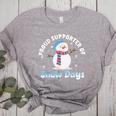 Proud Supporter Of Snow Days Teacher Women's Heather T-Shirt Athletic Heather Proud Supporter Of Snow Days Teacher Women's Heather T-Shirt Athletic Heather