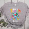 Proud To Teach Multilingual Learner ESL English Teacher Women's Heather T-Shirt Athletic Heather Proud To Teach Multilingual Learner ESL English Teacher Women's Heather T-Shirt Athletic Heather