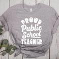 Public School Teacher Vintage Public Education Pride Women's Heather T-Shirt Athletic Heather Public School Teacher Vintage Public Education Pride Women's Heather T-Shirt Athletic Heather
