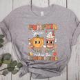 Pumpkin Spice Makes Teacher Nice Retro Fall Spooky Season Women's Heather T-Shirt Athletic Heather Pumpkin Spice Makes Teacher Nice Retro Fall Spooky Season Women's Heather T-Shirt Athletic Heather