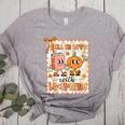 Pumpkin Teacher Preppy Fall In Love With Learning Autumn Women's Heather T-Shirt Athletic Heather